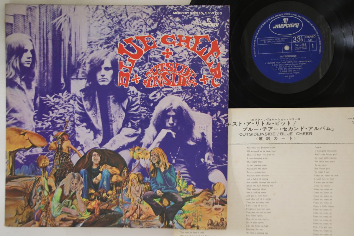

LP Record BLUE CHEER Outside Inside SM7285 1969 Japan Rock Used