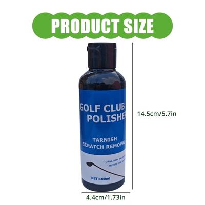 100ml Golf Club Polish 100ml Golf Club Scratch Remover Professional Restorer Golf Club Grip Cleaner Easy To Use