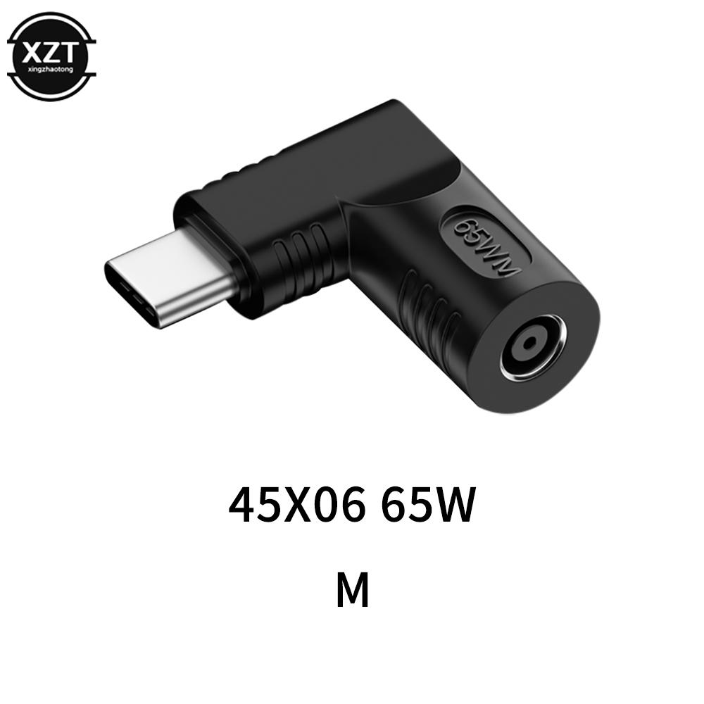 

Разъем питания ноутбука 65 Вт USB Type-C папа к DC 4.8*1.7 5.5*2.1 5.5*2.5 11*4.5 мама к USB Type C PD адаптер папа для Lenovo