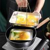 Rectangle 316 Stainless Steel Tray Buffet Presentation Trays Metal Food Serving Plate Kitchen Organizer Trays Kitchen Organizer