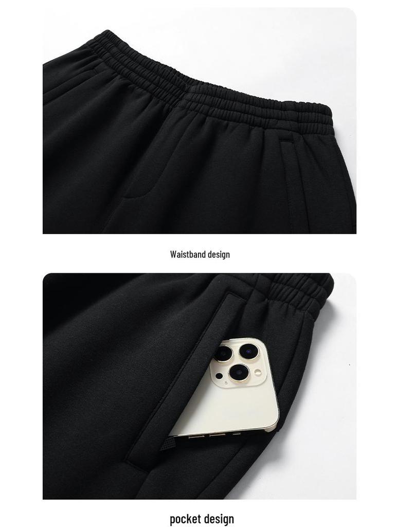 Men's and Women's Fleece Sweatpants - Thickened, Loose-Fit Casual Pants for Autumn and Winter