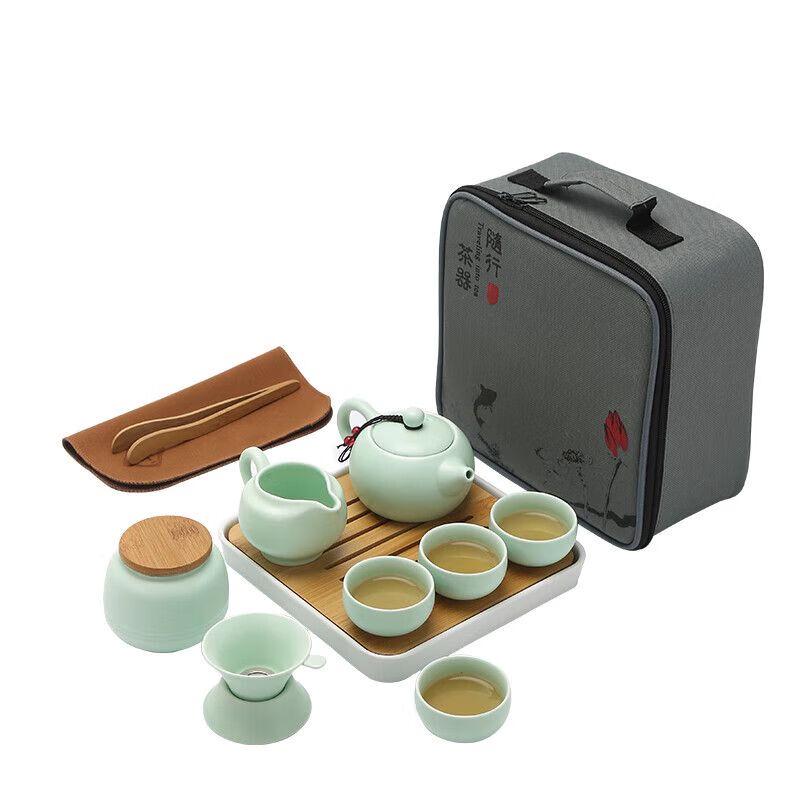 Portable Ceramic Kung Fu Tea Set