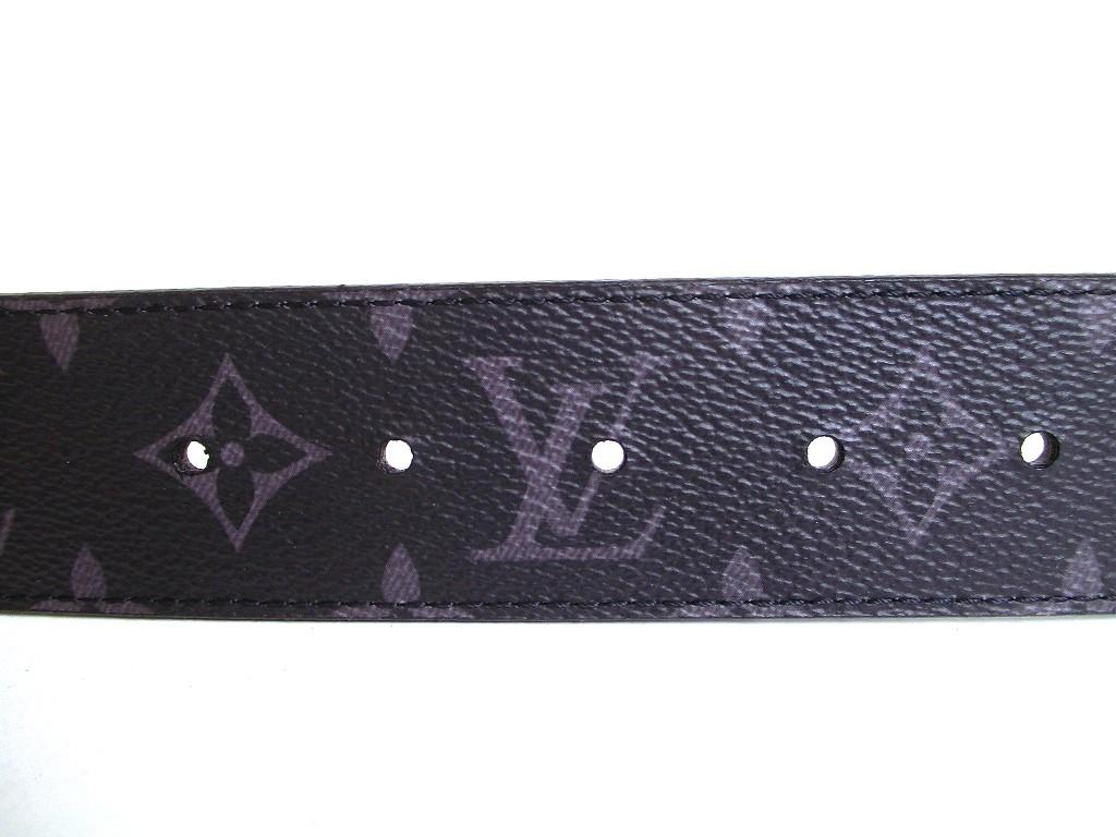 Compre Autêntico LOUIS VUITTON Monogram Eclipse Taiga Black LV