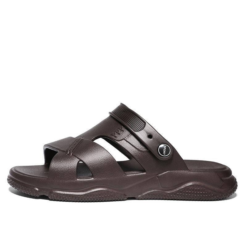 Sandals Men's Stepping On Shit Feeling Summer Wear Trend Casual Sports Cool Slippers Non-slip Thick-soled Outdoor Beach Shoes Men