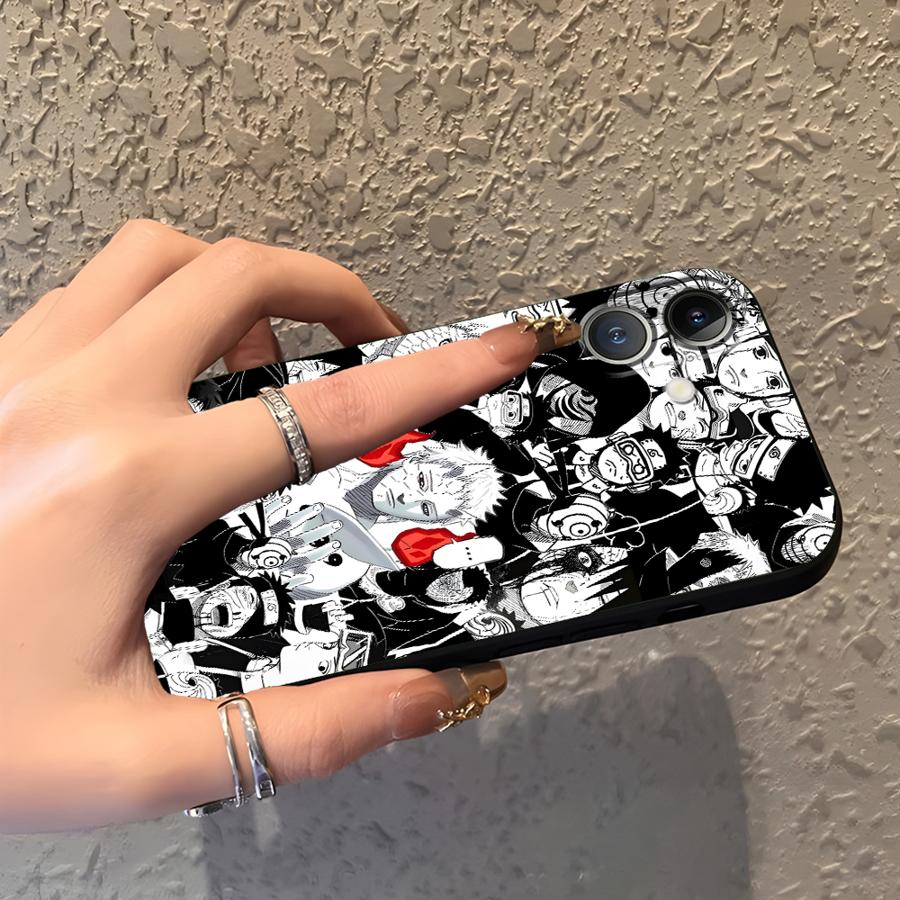 Soft Back Phone Cover Case for iPhone 13 Mini 17 16 Pro Max SE 17Air 12 14 X XS XR 7 8 11 15 Plus Uchiha Obito Anime