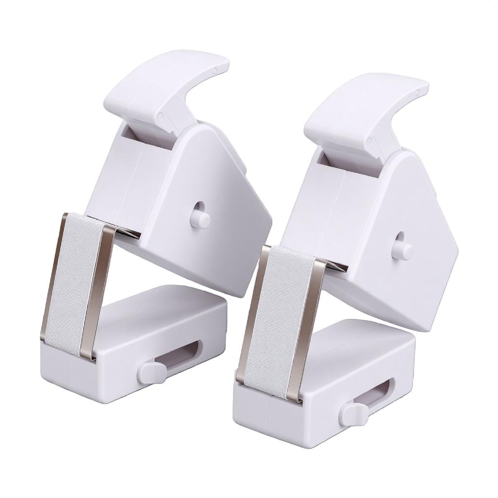 Child Proof Door Locks No Tools Installation Sturdy Detachable Snap On Safety Lock for Toddler 2pcs