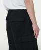 Musinsa Standard Cotton Wide Cargo Shorts [Black]