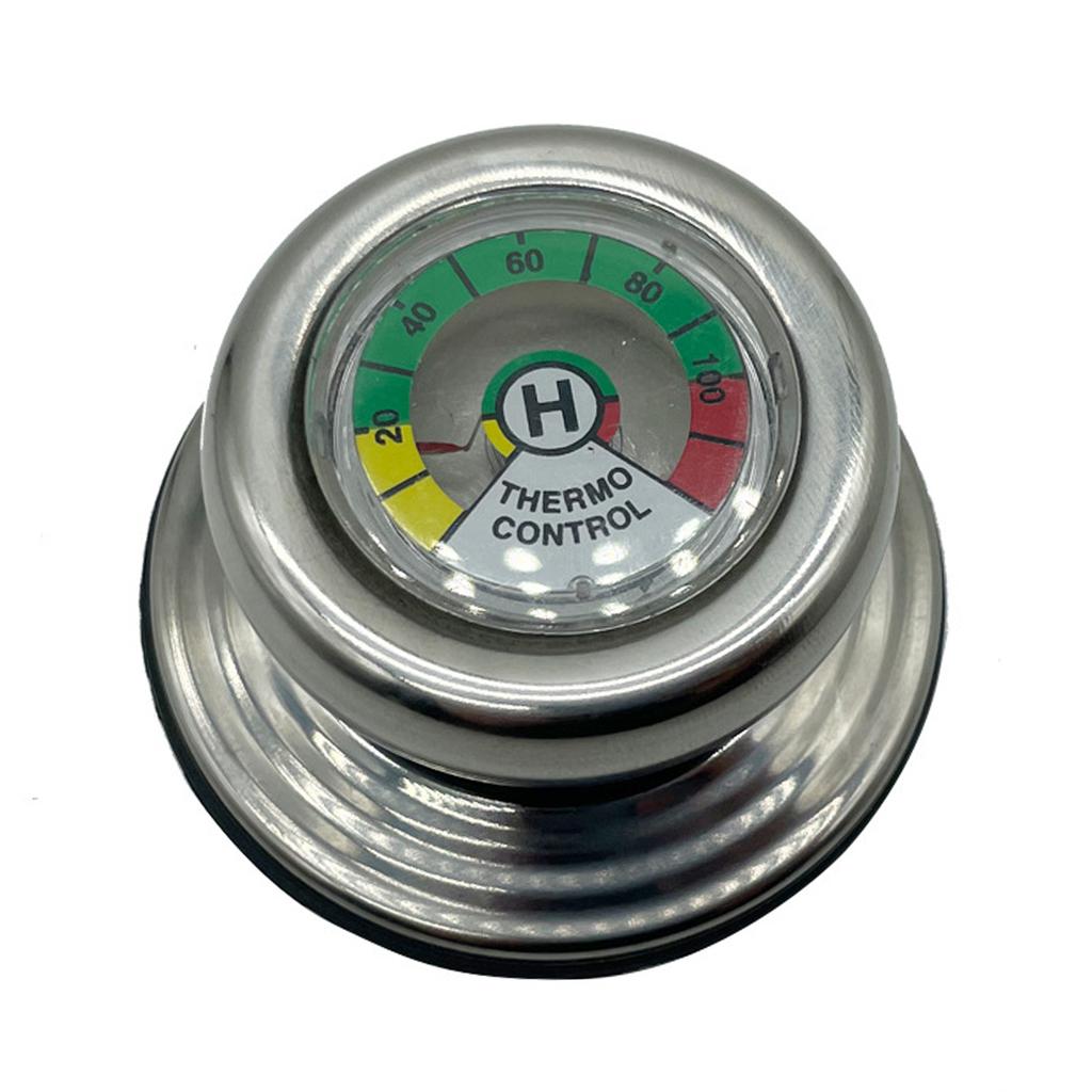 Termometre i rustfritt stål Lokkknapp Høy nøyaktighet Temperaturmåling Varmebestandig for Gryte Panne Trykkkoker
