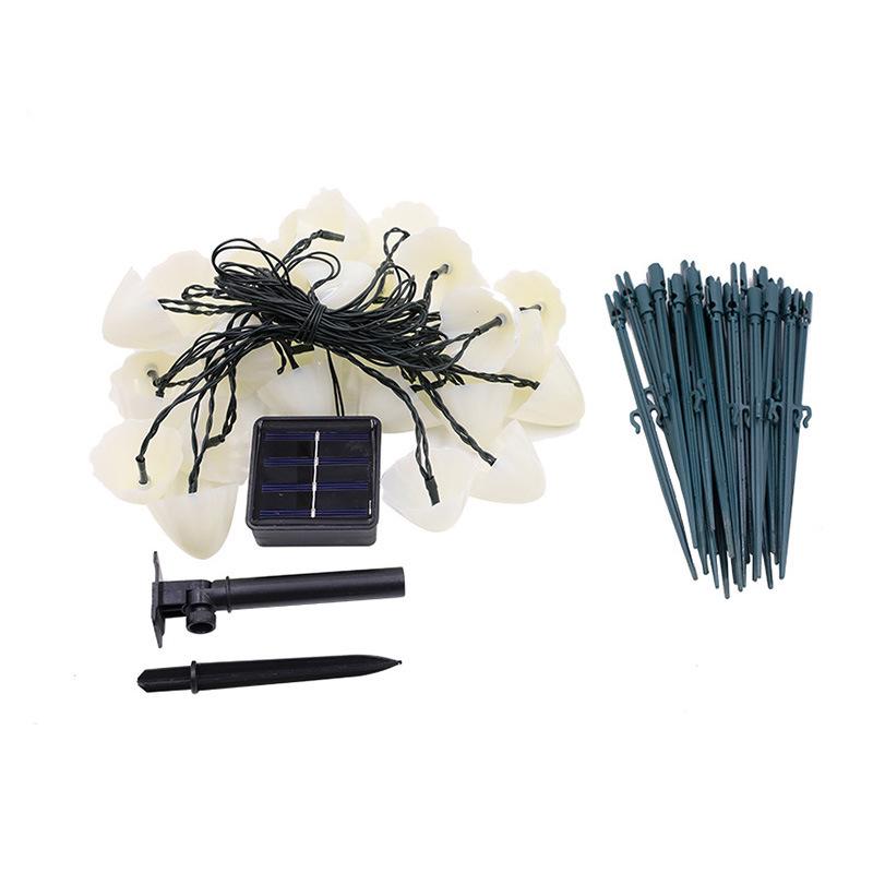 Solar LED Mushroom Garden Lights - Outdoor Lawn and Courtyard Decoration with Flashing Color Strings