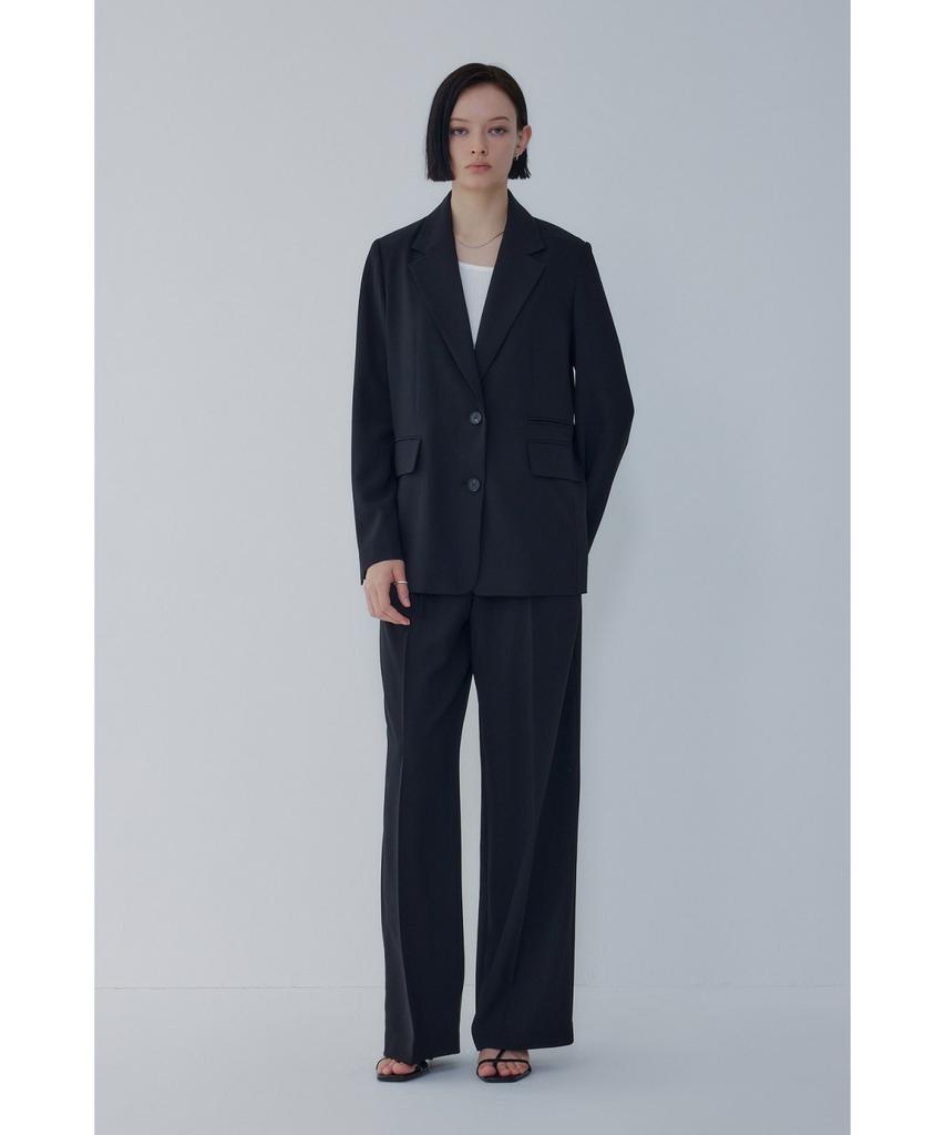 Bobeu Belted One-Tuck Wide Pants_Black 7156230006