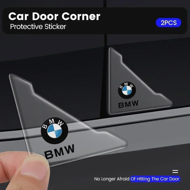 2025 E46 For BMW 2Pcs For BMW X1 X2 X3 X5 X4 X6 X7 G30 G20 G32 G11 G12 Silicone Car Door Corner Cover Anti-Collision Scratch Pro