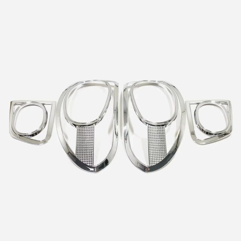 For Volkswagen VW Tiguan 2010 2011 2012 2013 2014 2015 2016 Rear Light Cover Tail Taillight Frame Trim Sticker Car Accessories