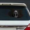 Happy Halloween Silent Skull Sticker Window Home Decoration Decal Car Sticker Decor