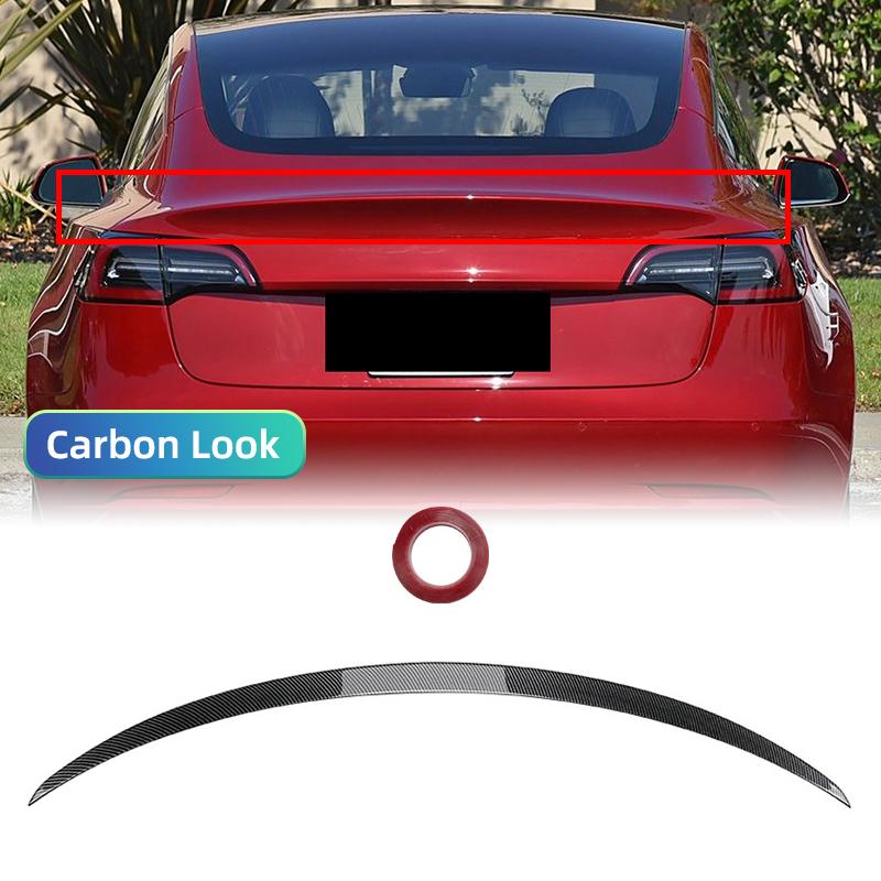 Rear Trunk Spoiler Wing Tail for Tesla Model 3 P Style Maxton 2017-2025 High-performance Styling Air Dam Tuning Accessories