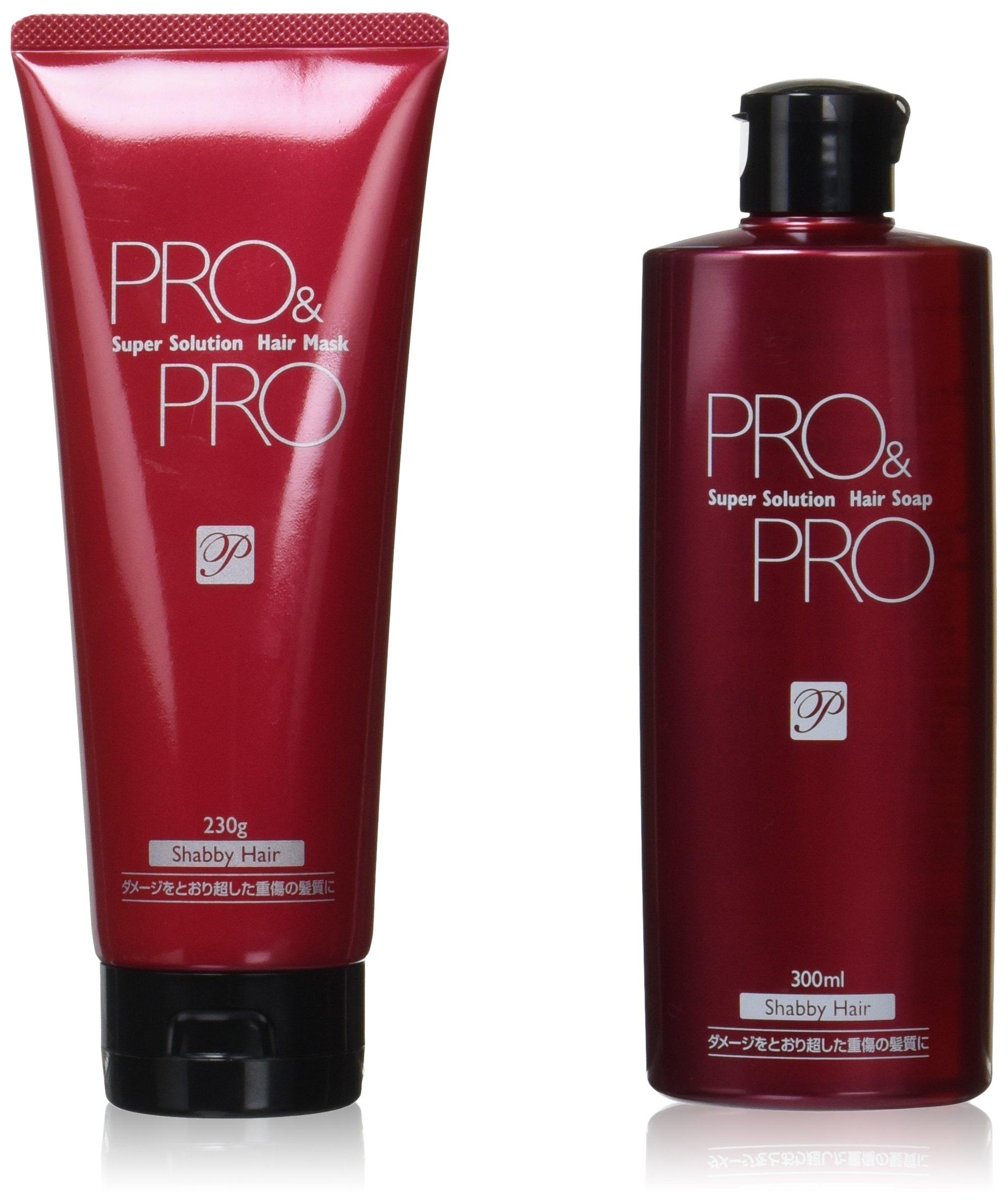 

Pro & Pro Hair Soap 300ml & Hair Mask 230g Set
