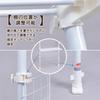 Astro Tension Shelf, White, 1 Shelf, 63cm Wide X 26cm Deep X 68-110cm High, 10kg Load Capacity, Kitchen Storage, Model 731-11