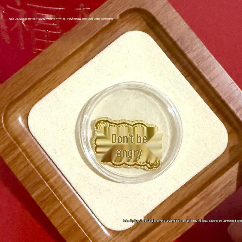 Pure Gold 999 Horse Year Phone Sticker for Wealth and Health - Popular Douyin Live Seller