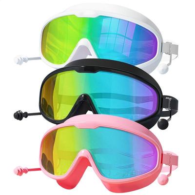 Gafas de Natación para Adultos Ajustables Gafas de Natación con Visión Amplia HD Gafas de Natación Sin Fugas Protección Total Gafas de Piscina