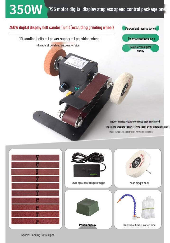 Compact Electric Knife Sharpener & Mini Belt Sander