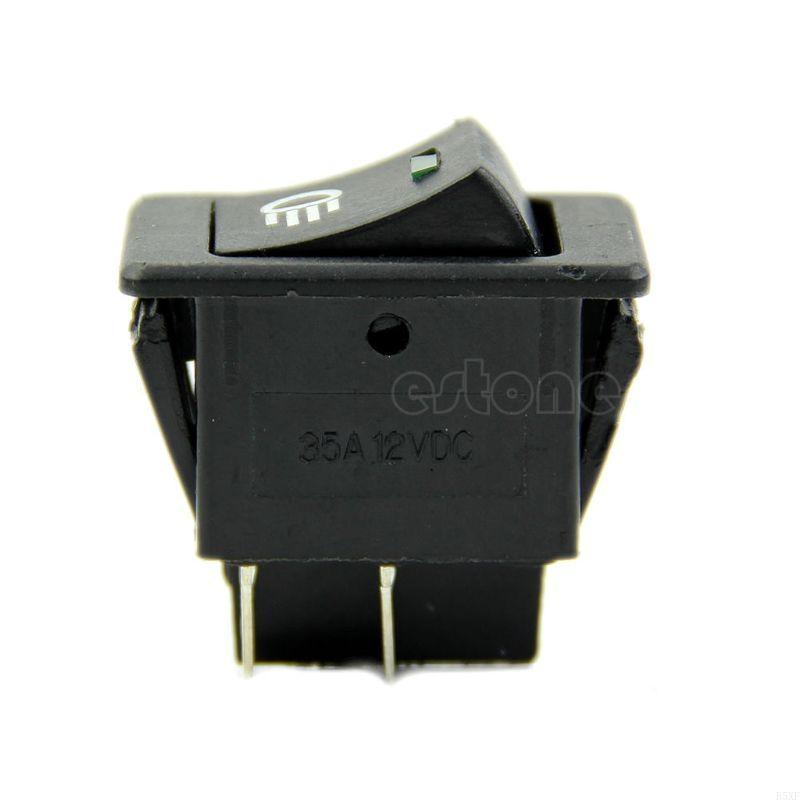 

2025 New Universal Fog Light Lamp Rocker Switch LED Car Truck Boat Dashboard 12V 35A чёрный