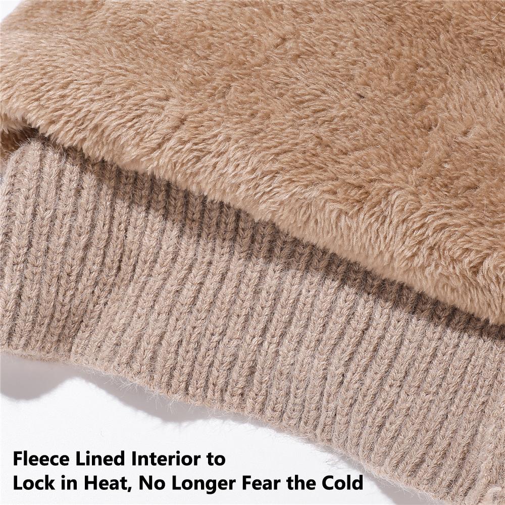 Wind-Resistant Balaclavas Face Mask Neck Scarf Set Hooded Balaclava Ski Hat  for Cold Weather