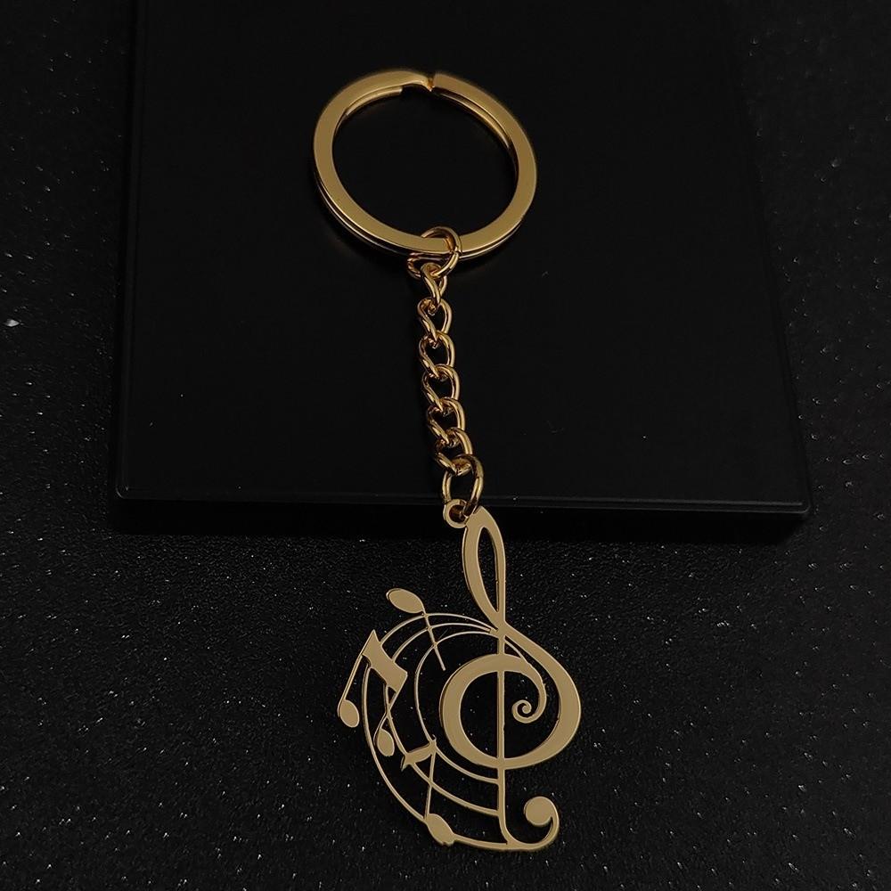 Lightweight Treble Clef Necklace Hollow Design Musical Note Charm Pendant Jewelry  Music Lovers