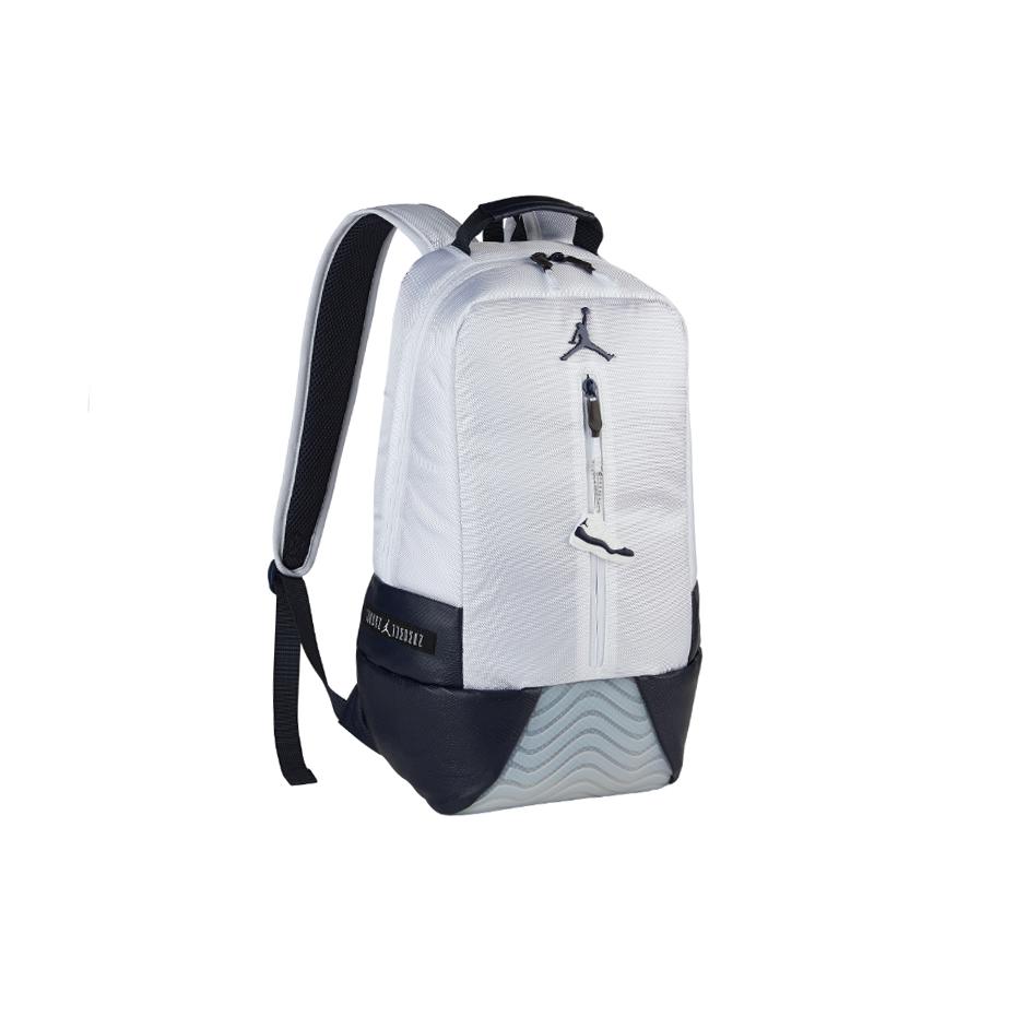 

New Jordan Polyester With Polyurethane Backpack Regular Unisex White & Obsidian Color HA4470-100 29.7*17.0*48.3CM