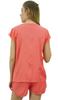 Bimba Womens Black Buttondown Pj 2-Piece Set Shirt & Shorts Night Dress-10