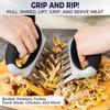 2 Pcs Meat Shredder Claws with Ultra-Sharp Blades for Shredding Meat Handle Chicken Shredder Turkey Lifters BBQ Grilling Gifts