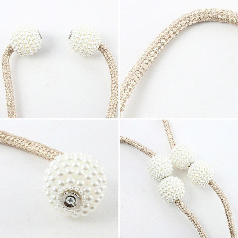 Perłowe Zasłony Magnetyczne z Klamrami Nowoczesne Zasłony Okienne Magnetyczne Klipsy do Podwiązywania Uchwyty Akcesoria Pasek do Zasłon