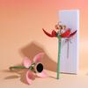 Waterproof Auto Blooming Jewelry Box Dustproof Rose Ring Box Flower Proposal Ring Box  Wedding