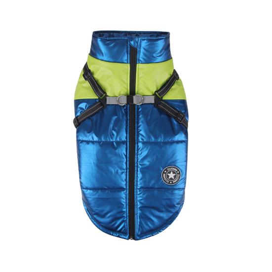 

Одежда с подкладкой для собак, антидеформированная, мягкая, удобная, ветрозащитная, стильная, сохраняет тепло, полиэстеровая светоотражающая лента 3XL