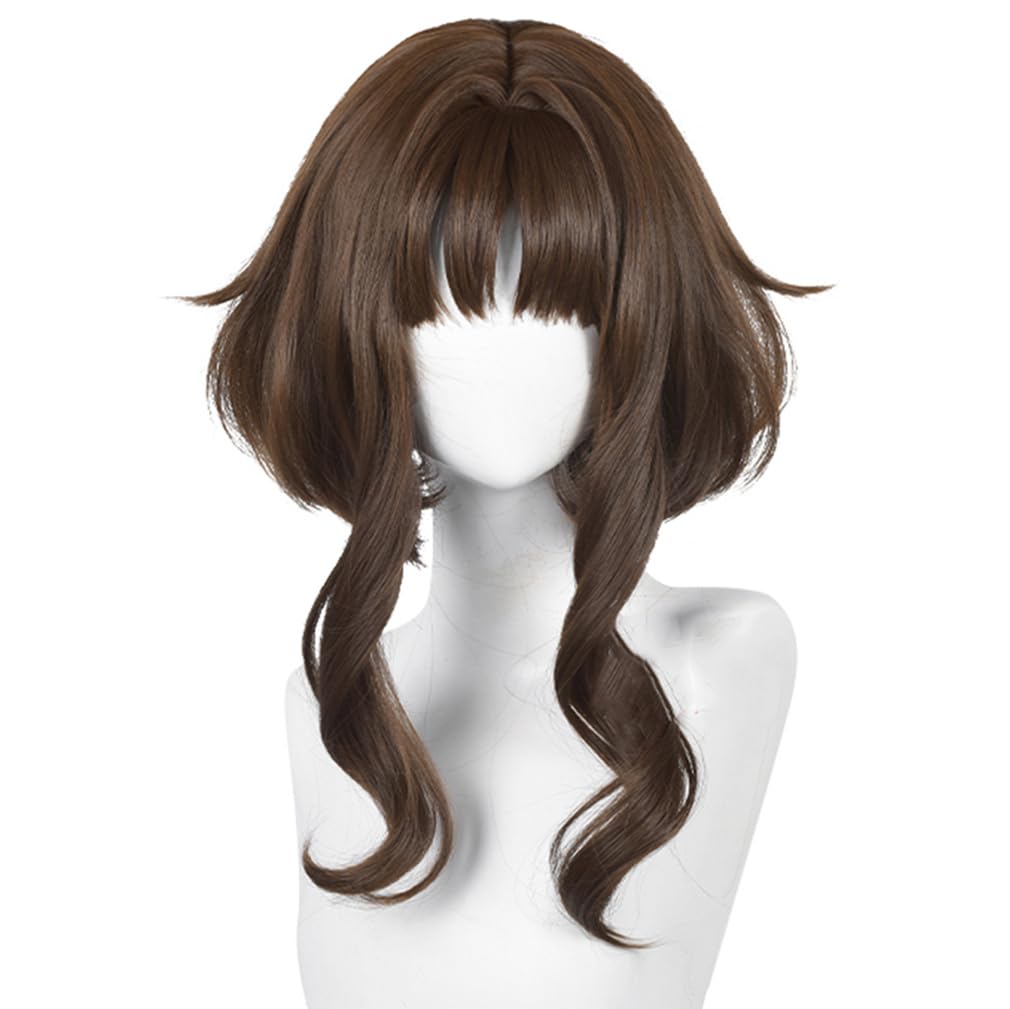 

LAOBAO Little Eagle Jellyfish Hair Brown Cosplay Wig for and Events Wig, Curly, Heat-Resistant, Parties, Festivals,