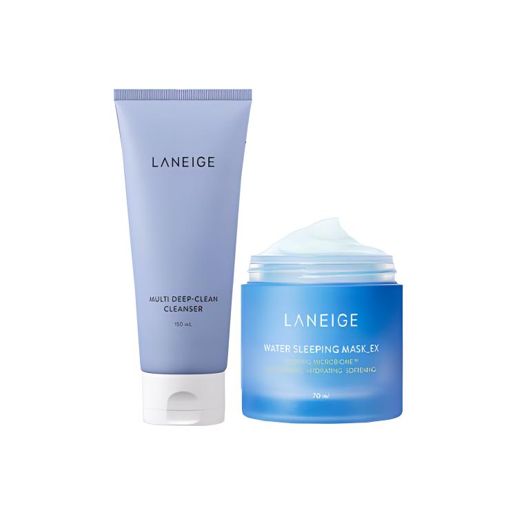 Laneige Multi Deep-Clean Cleanser & Water Sleeping Mask Set Cleansing 150ml+Mask 70ml