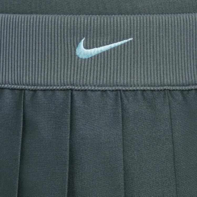 Nike Sportswear Fashion Comfortable Patchwork Brand Logo Midi Skirt Summer Kids Skirts Vintage-Green Green-Frost FZ5565-338