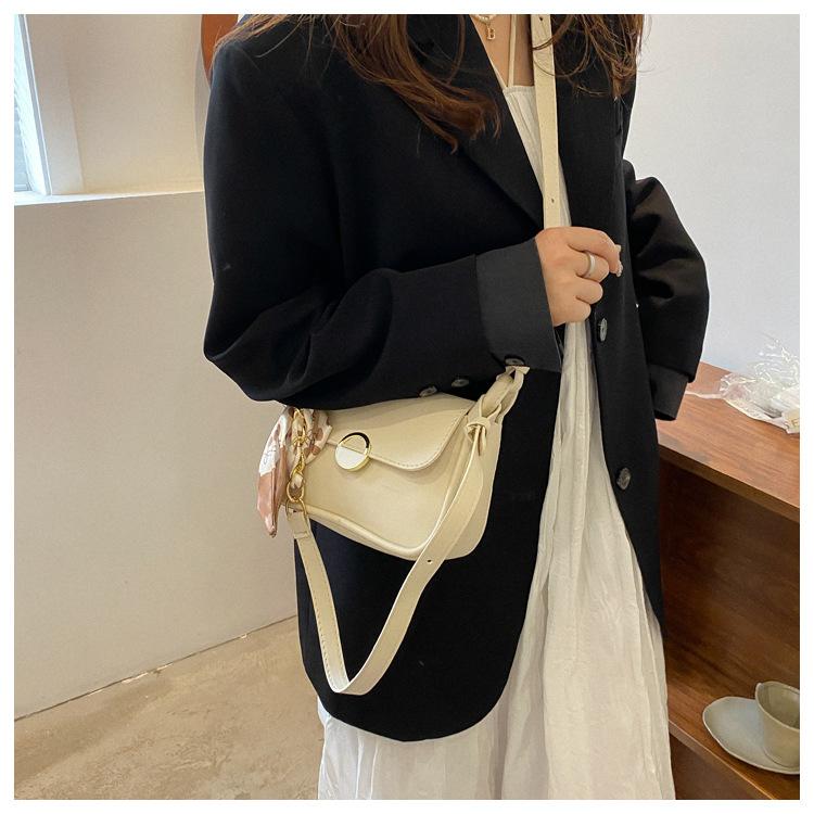 1Pc Textured Underarm Bag Women's Summer Trendy Fashion Chain Bag Small Square Bag Ins Single Shoulder Crossbody Small Square Bag