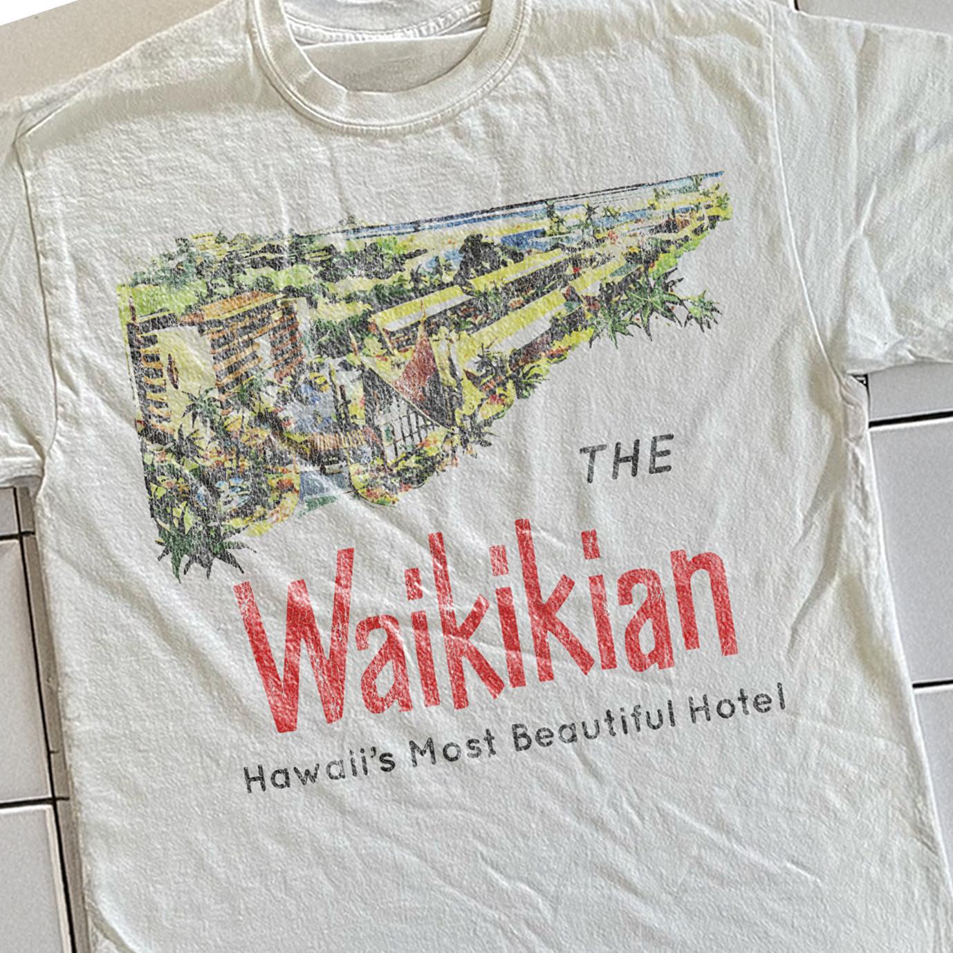 90s The Waikikian Promo T-Shirt White XXL S