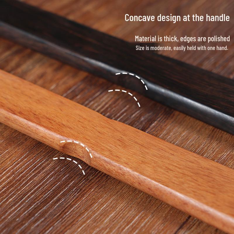 Palisander Zitan Massivtre Ryggskrape – Lilla Kløestillende Verktøy