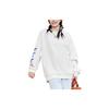Li Ning Sports Lifestyle Series Side Logo Letter Print Warm Fleece Crew Neck Pullover Long Sleeve Sweatshirt Unisex Sweatshirt Off-White AWDSF77-2
