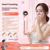 1Pc With Counter Counter Breathing Exercise Device Skin Improve Feature Adjustable Resistance Deep Breathing Dumbbell