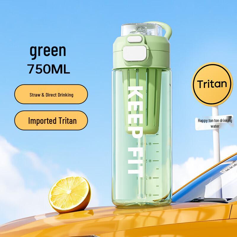 Shangqi Kids Tritan Water Bottle with Straw