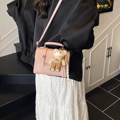 Niche Portable Small Square Bag Women's 2025 New Fashion Shoulder Bag Simple Versatile Messenger Bag