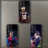 L-Lamine Yamals Nr 10 Telefoniümbris Samsung S 25,24,23,22,30,21,10,9,Ultra,Plus,Lite,FE,4,5 G jaoks Pehme Must Ümbris