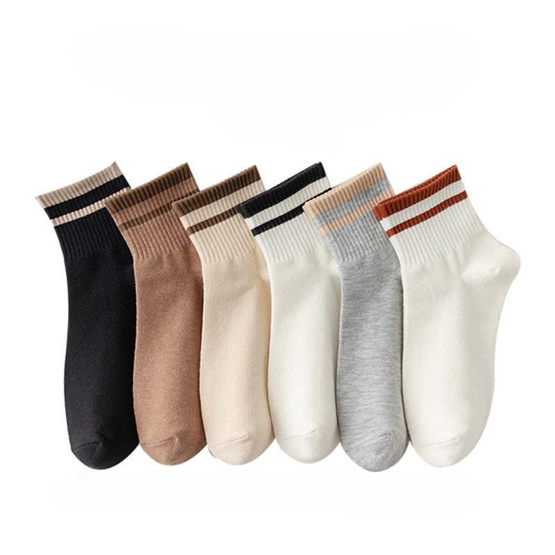 Women's Striped Comfy Ankle Socks Solid Color Socks Stockings & Hosiery