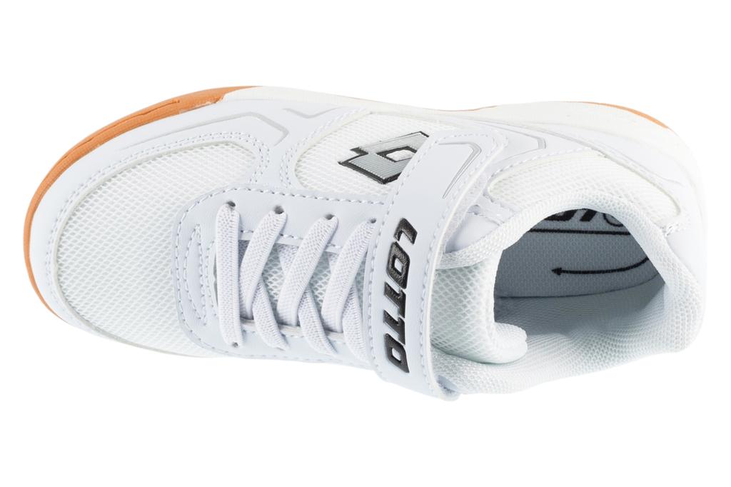 Lotto Skeyla K, for Boy White Indoor Football Trainers