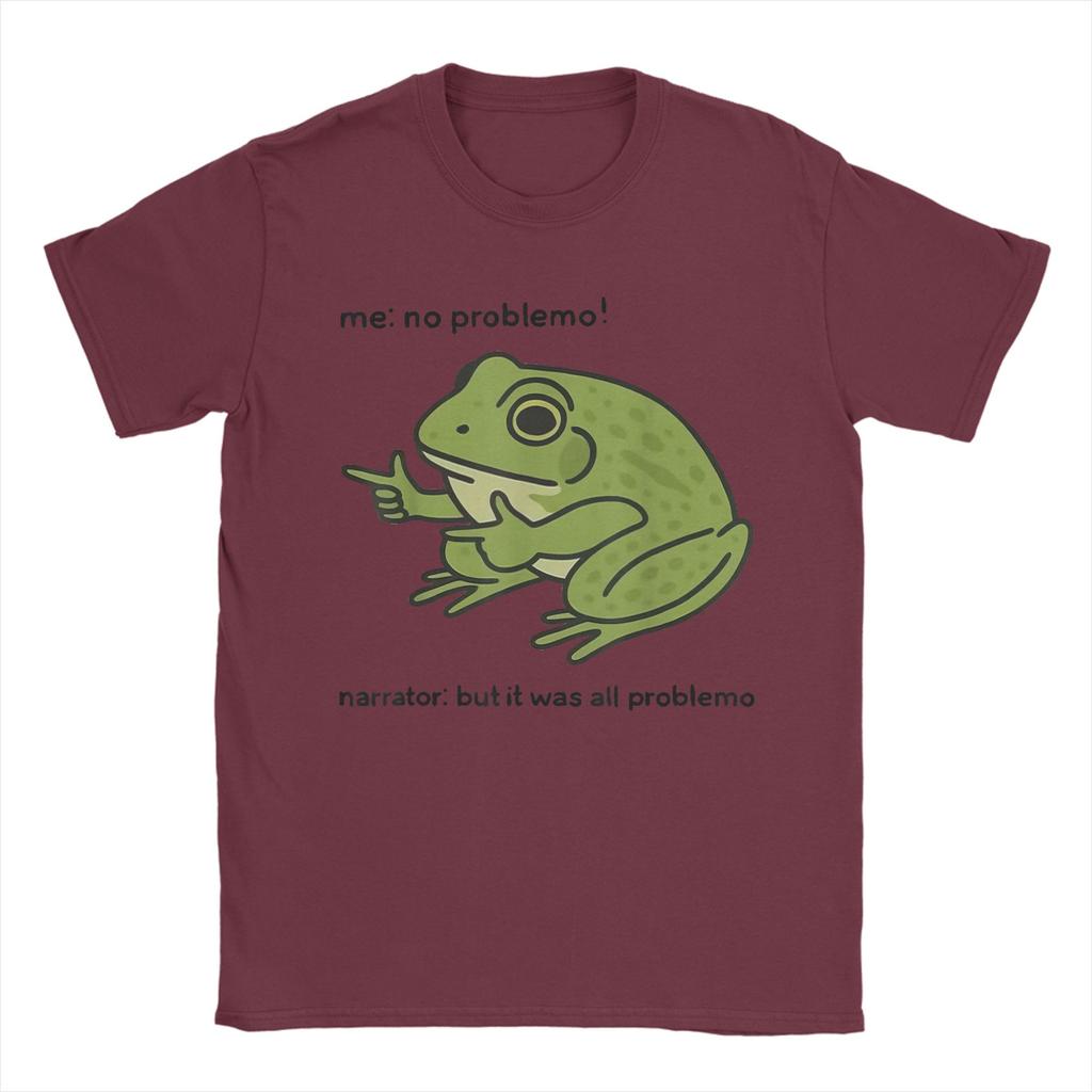 Me No Problemo Narrator But It was All  T Shirt Summer  For Men Hip Hop Casual Tee Shirt Short Sleeve Classic Clothing