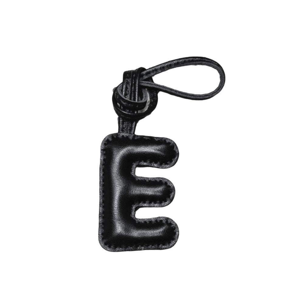 26 Initials Leather Alphabet Key Chain Genuine Sheepskin Car Pendant  Ladies
