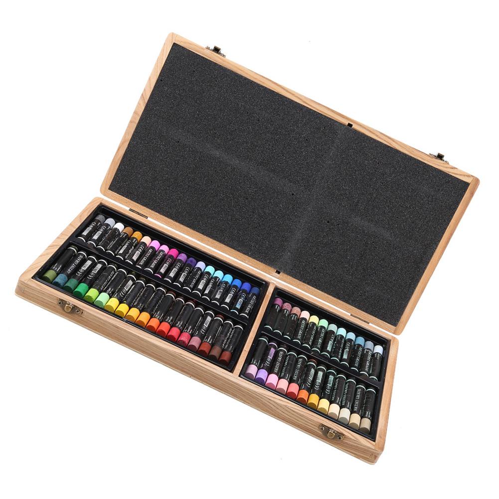 Delgreen 60 Colors Heavy Oil Pastel Oil Painting Stick Fine Art Painting Crayon Set