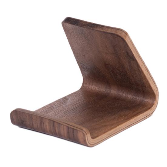 Mobile Phone Stand Walnut Solid Wood Phone Stand Creative Desktop Support Rack for Home