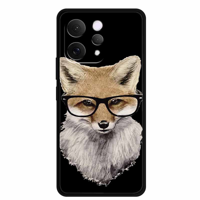 Coque For Vivo S50 V2528A Case 6.59" Black Silicone Case Cartoon Cat Shockproof Soft Back Cover For Vivo S50 5G 2025 Phone Case